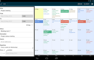 Touch Calendar screenshot 1