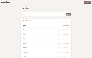 MonthCamp screenshot 1
