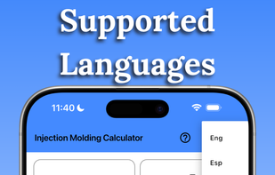 Injection Molding Calculator screenshot 3