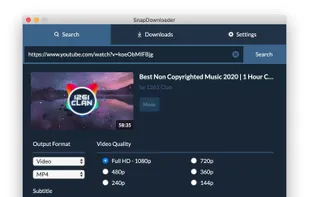 SnapDownloader screenshot 1