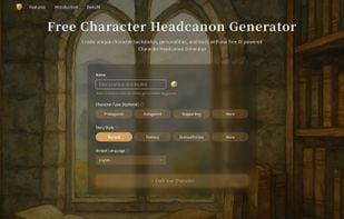 Character Headcanon Generator