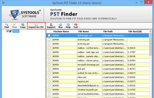 Export the Process details in CSV file format for further reference.