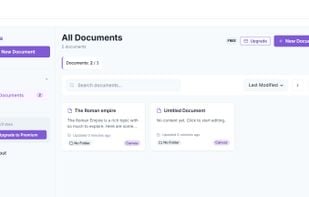 A dashboard for organizing your files