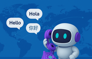 Showcases Graza.ai’s multilingual call handling, allowing seamless communication across languages like English, Spanish, and Chinese, ready for global use.