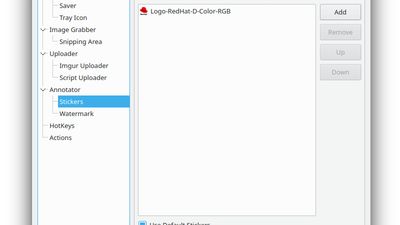 Sticker Settings