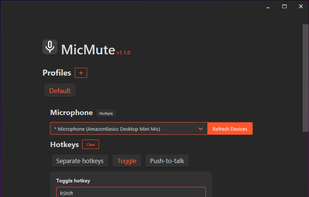 AHK MicMute screenshot 1