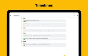 You can create multiple timelines to plan out your story.