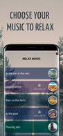 Relax music offline: wind and rain noise screenshot 1