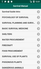 Survival Manual App screenshot 1