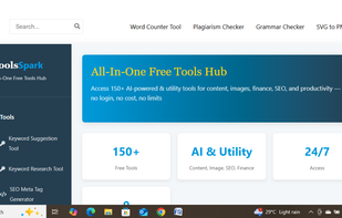 home page screenshot 