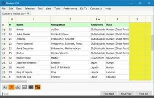 Modern CSV screenshot 1