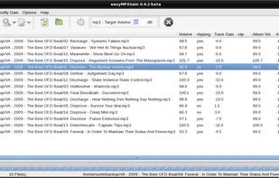 easyMP3Gain screenshot 1