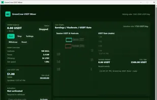 GreenCrow USDT Miner