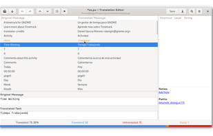 Gtranslator screenshot 1