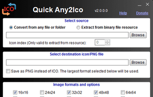 Quick Any2Ico screenshot 1
