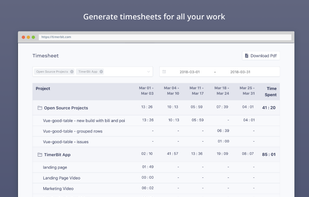 TimerBit – Cloud-based Time Tracking screenshot 1