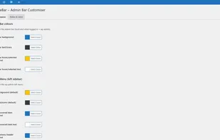 SimpleBar settings page.