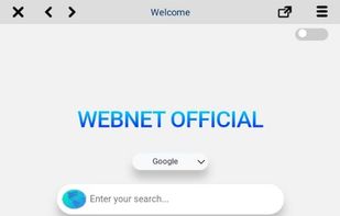 Webnet Browser screenshot 1