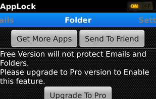 Pro Version to protect Emails and Folders