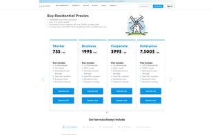 Limeproxies | Private Proxy Services screenshot 1