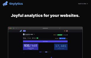 An image showing the service homepage with some basic information about what is offered. 