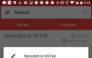 Rewind: Reverse Voice Recorder screenshot 3