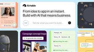 Airtable relaunch as AI-native platform with Omni, its natural language app-building agent image