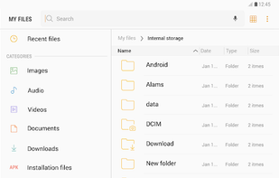 Samsung My Files screenshot 2