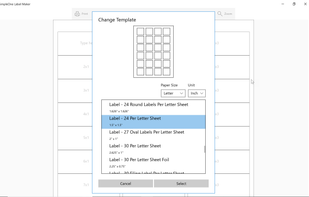 SimpleOne Label Maker screenshot 1