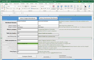 Excel Sheet Comparator screenshot 1