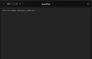DumbPad screenshot 1