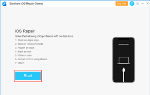 iSunshare iOS Repair Genius screenshot 1