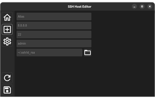 SSH Host Editor screenshot 1