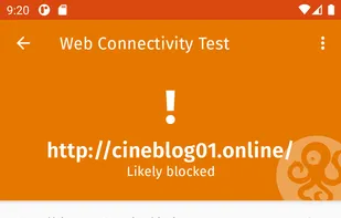 OONI Probe screenshot 2