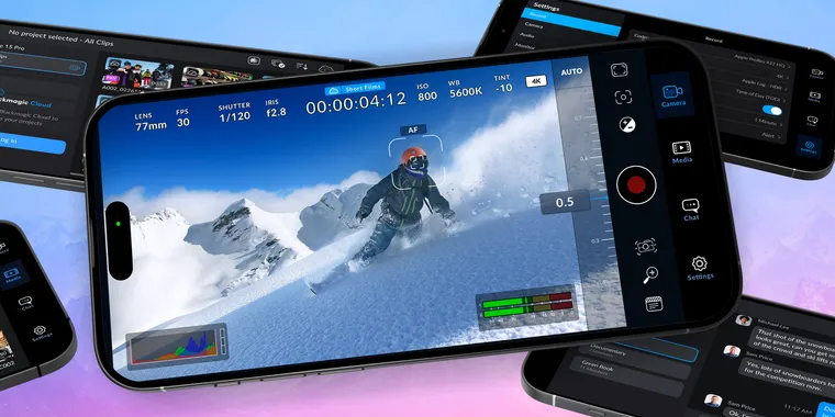 Blackmagic Camera 3.2 for iOS adds support for live-streaming to YouTube, Vimeo and Twitch image