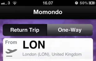 Momondo screenshot 1