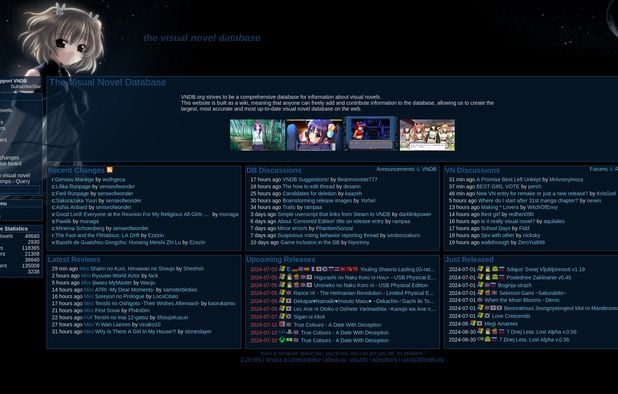 The Visual Novel Database: VNDB.org Strives To Be A Comprehensive ...