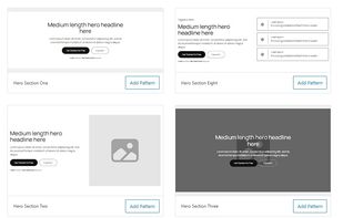 Gutenberg Pre-configured Templates