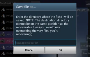 DiskDigger screenshot 1