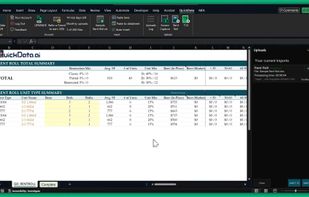 Create unit mix summary automatically and link it to your underwriting model