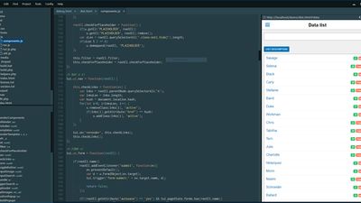 Responsive preview, code outline, project explorer, tabs. (new version 5.2)