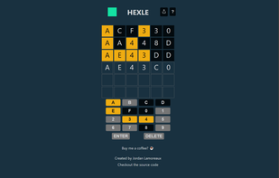 Hexle screenshot 1