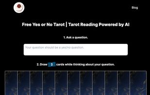 AI Yes/No tarot reader screenshot 1