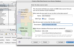 Actual ODBC Driver for Access screenshot 1