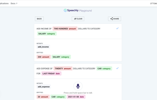 Speechly screenshot 1
