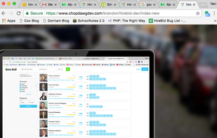 Hire.Bid screenshot 1