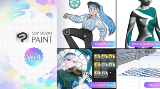 Clip Studio Paint 4.0 launches with puppet warp, enhanced 3D, improved file support & more image