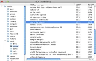 WavePad Audio, Music and MP3 Editor Sound Effects