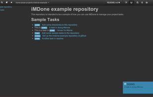 Markdown preview