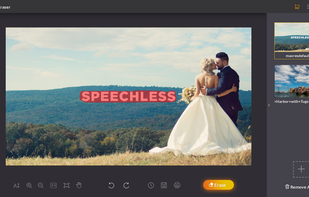 remove text from photos
